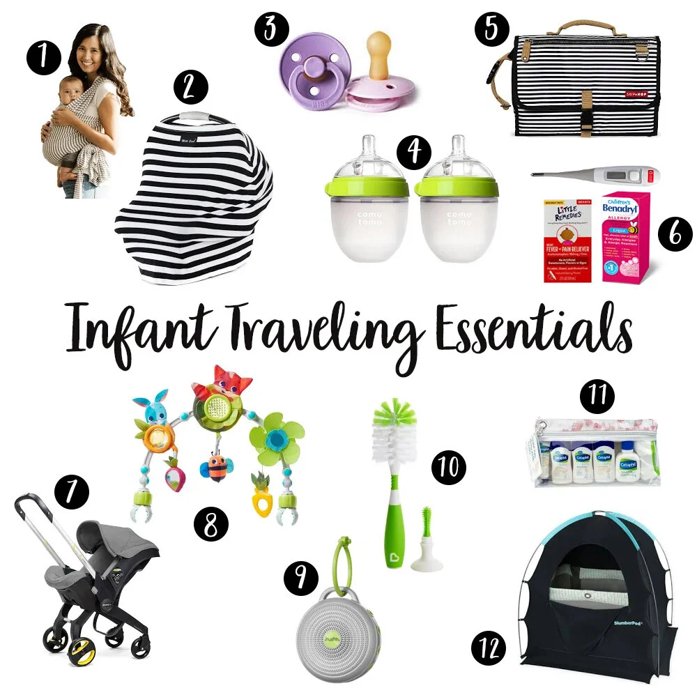 Travel essentials for hot sale baby